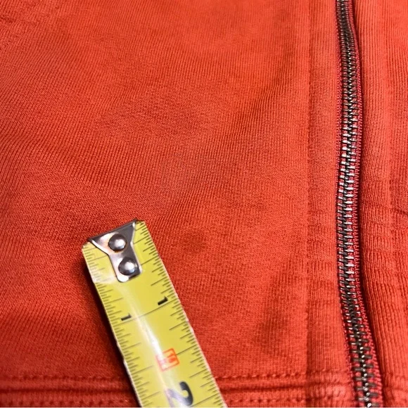 American Giant Classic Mens M Orange full Zip-Up heavy cotton Hoodie sweatshirt - Picture 8 of 14
